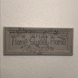 Home Sweet Home wall plaque